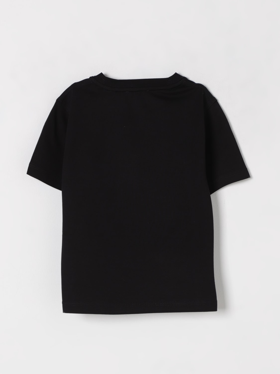 BURBERRY：Tシャツ ボーイ - ブラック | GIGLIO.COMオンラインの