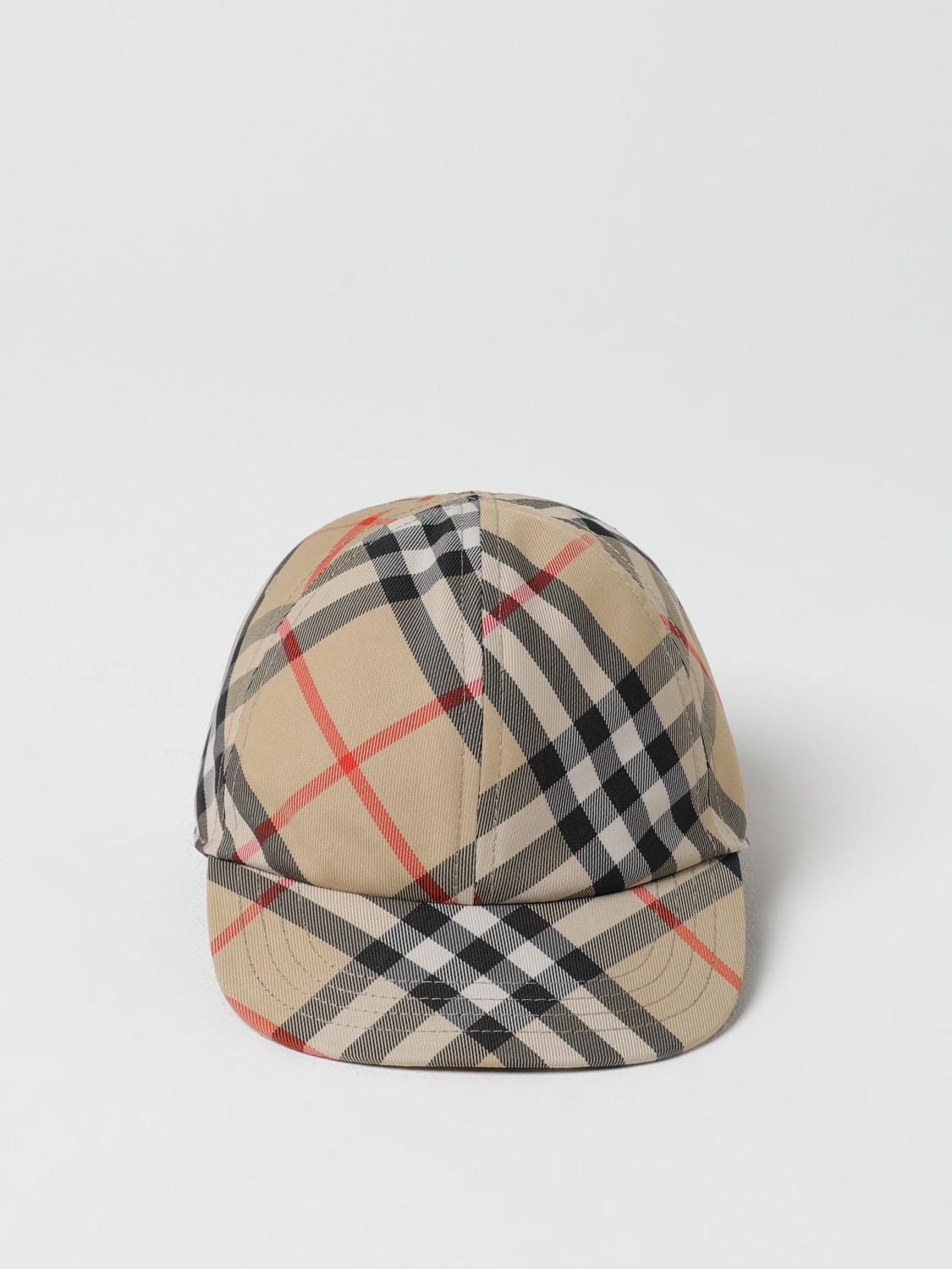 BURBERRY HAT: Hat kids Burberry, Beige - Img 2