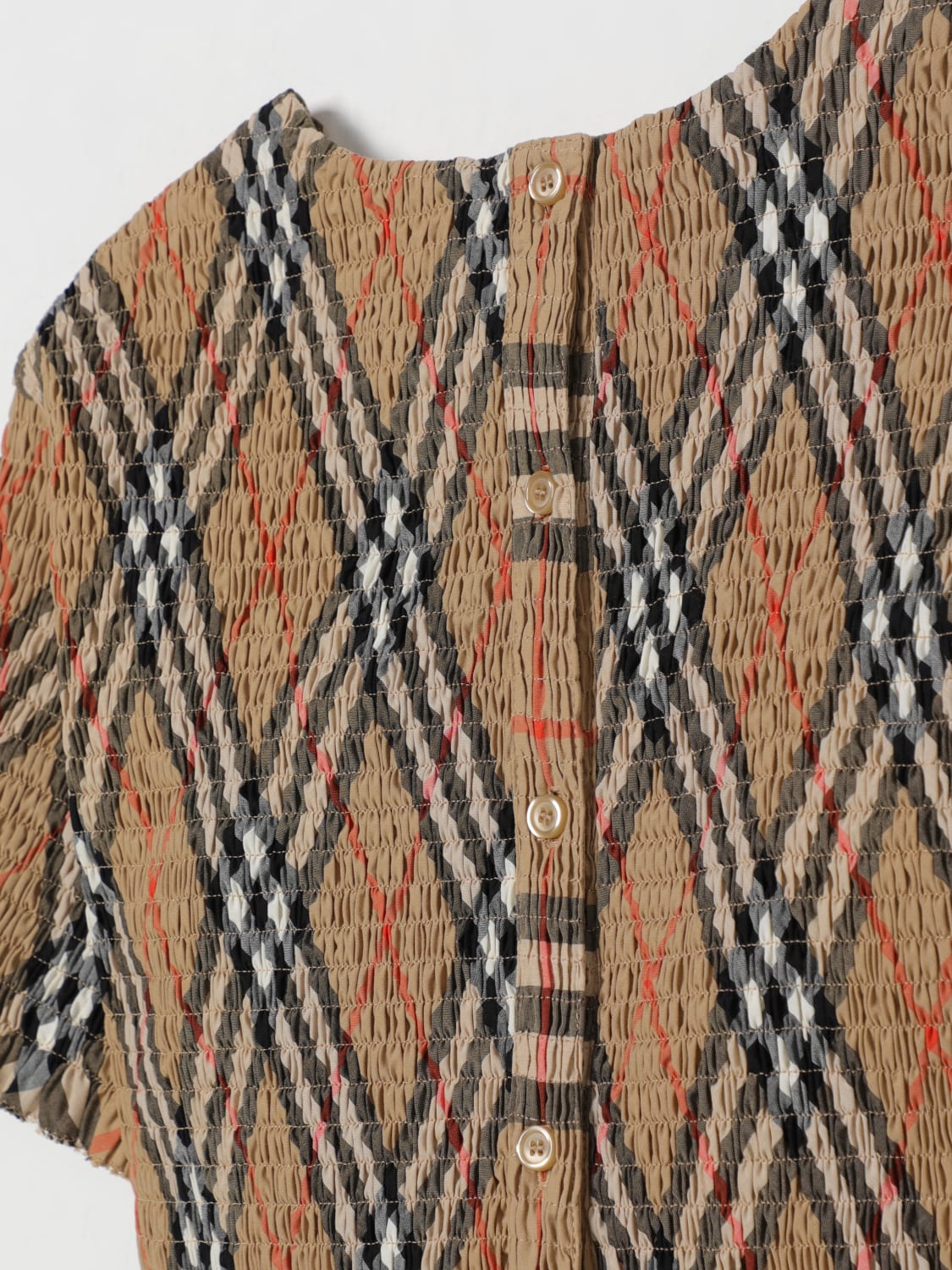 BURBERRY TOP: Top kids Burberry, Beige - Img 3