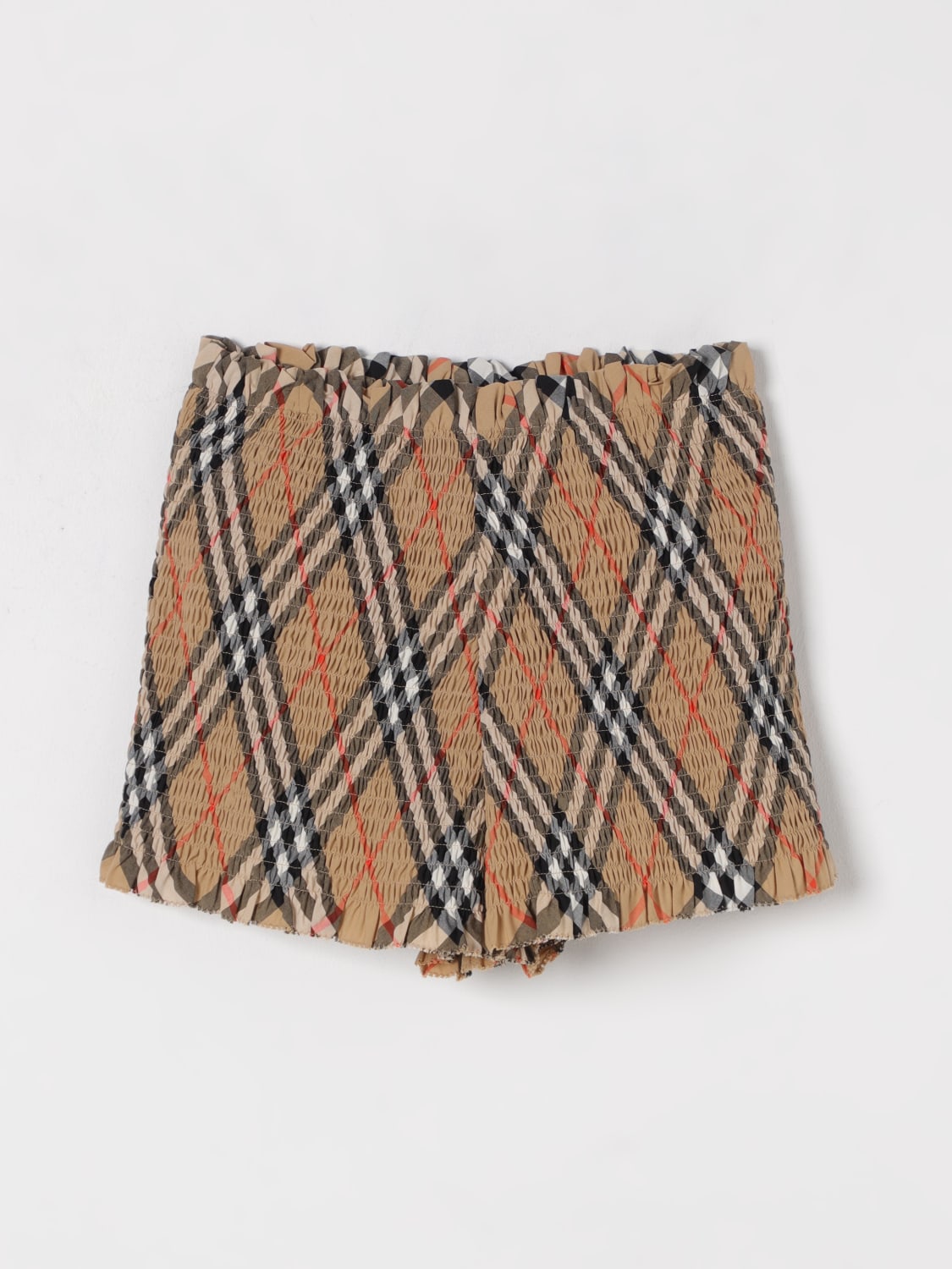 BURBERRY SHORTS: Short kids Burberry, Beige - Img 1