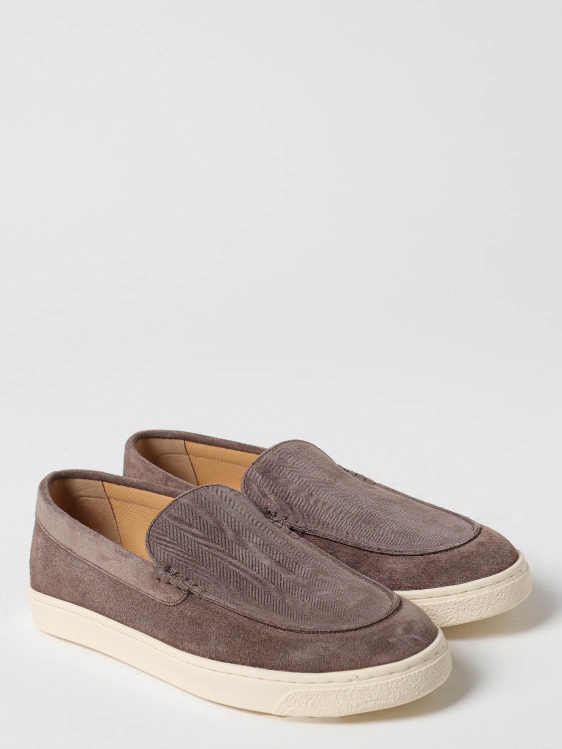 BRUNELLO CUCINELLI LOAFERS: Sneakers men Brunello Cucinelli, Brown - Img 2