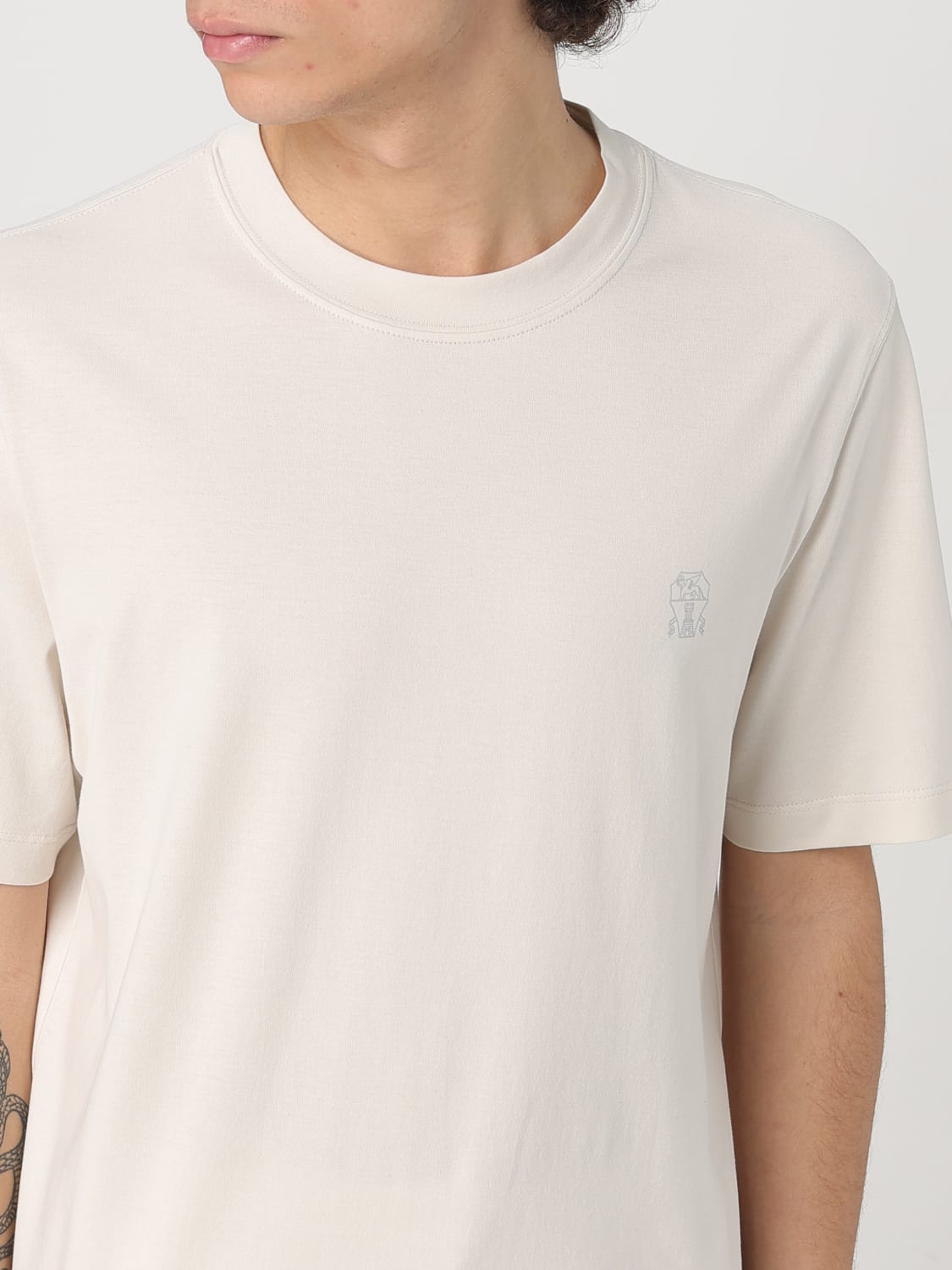 Tシャツ・カットソー BRUNELLO CUCINELLI Men T-shirt White M0B138440 C6159 BRUNELLO CUCINELLI: T-shirt men - White 1 | Brunello