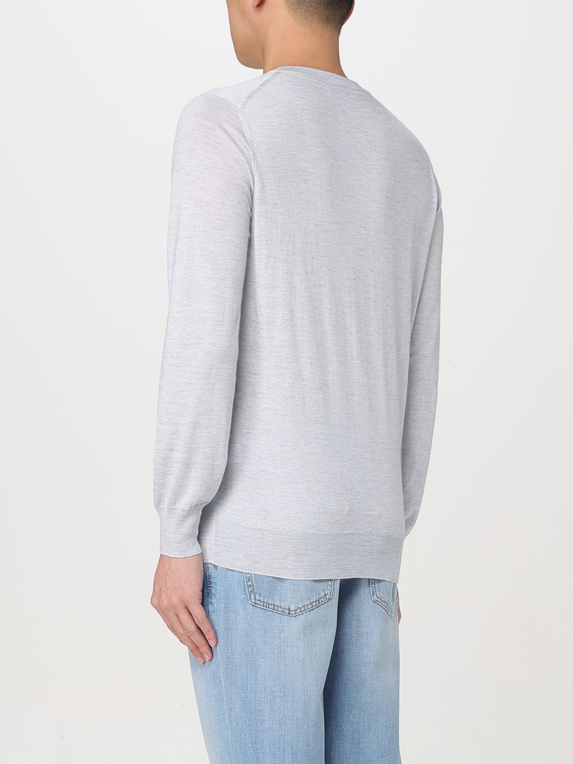 BRUNELLO CUCINELLI SWEATER: Sweater men Brunello Cucinelli, Gnawed Blue - Img 3