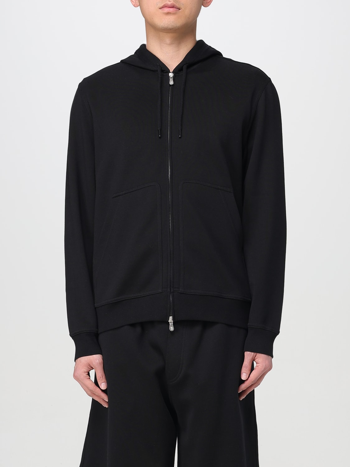 BRUNELLO CUCINELLI SWEATSHIRT: Sweatshirt men Brunello Cucinelli, Black - Img 1