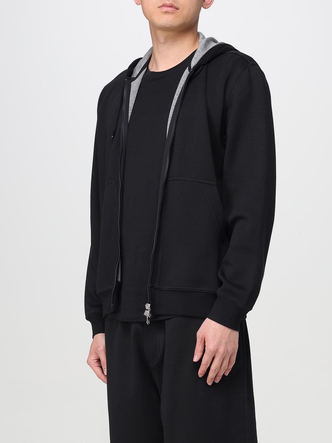 BRUNELLO CUCINELLI SWEATSHIRT: Sweatshirt men Brunello Cucinelli, Black - Img 4