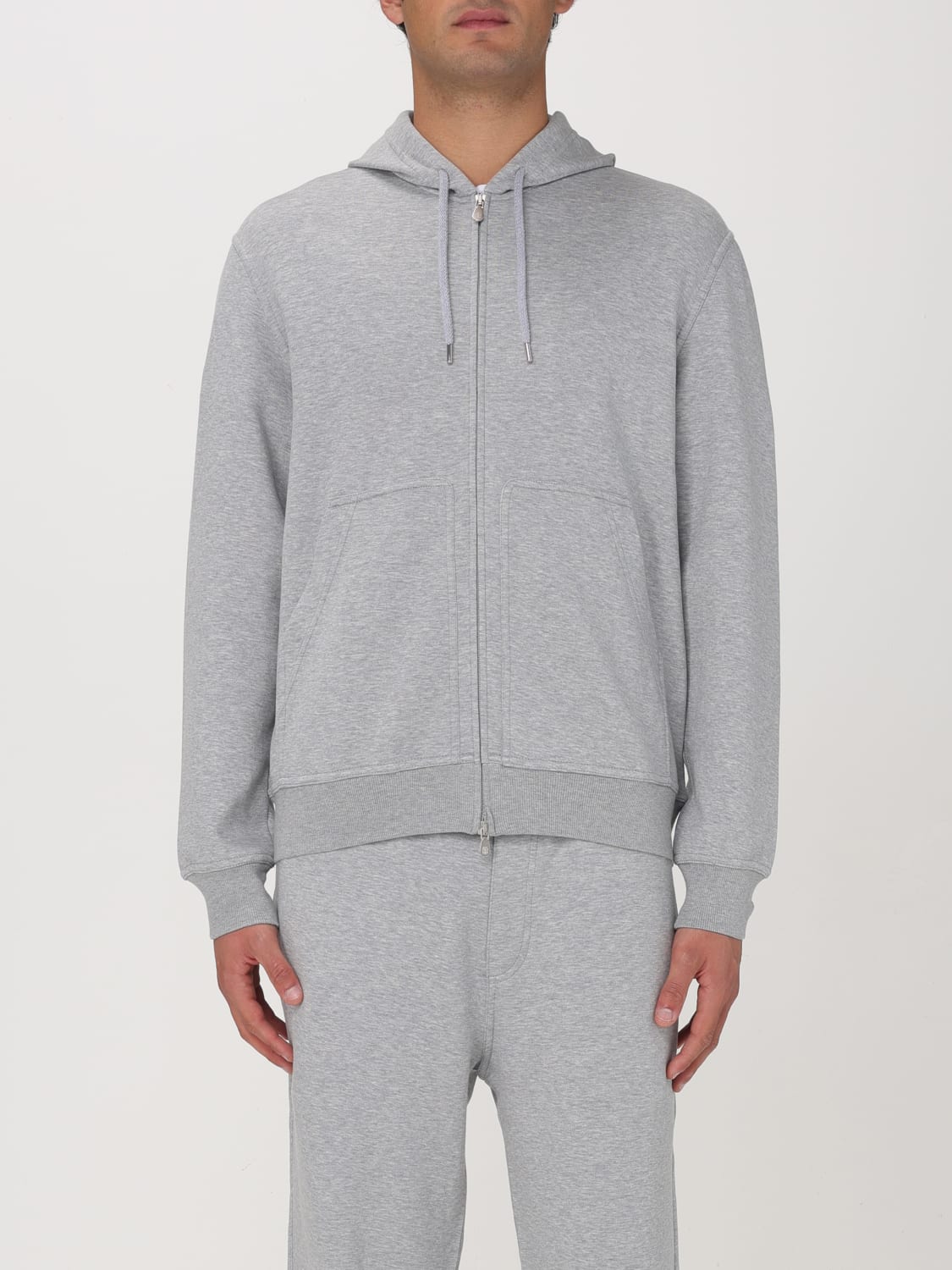 BRUNELLO CUCINELLI SWEATSHIRT: Sweatshirt men Brunello Cucinelli, Grey - Img 1