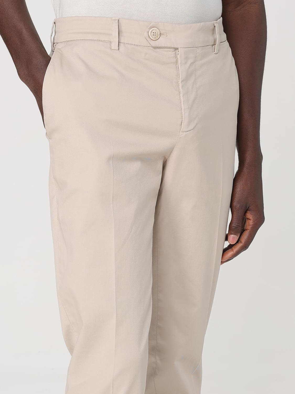 BRUNELLO CUCINELLI: Trousers men - Beige | Brunello