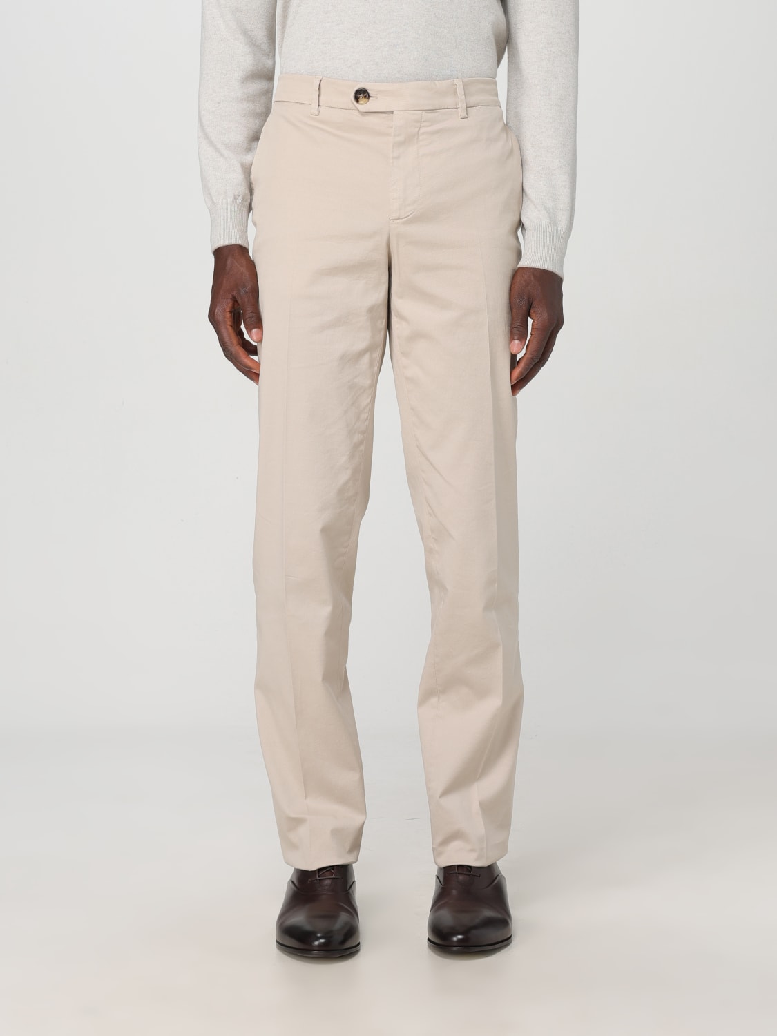 BRUNELLO CUCINELLI PANTS: Pants men Brunello Cucinelli, Sand - Img 1