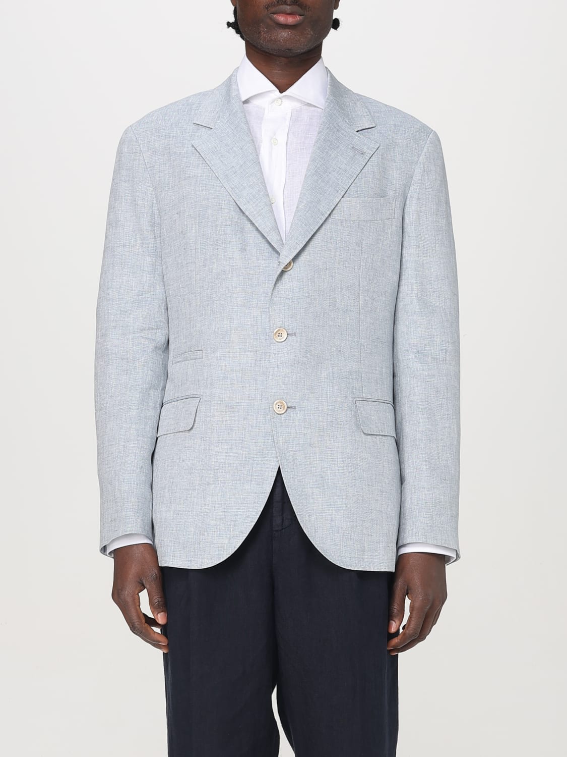 BRUNELLO CUCINELLI JACKET: Blazer men Brunello Cucinelli, Gnawed Blue - Img 1