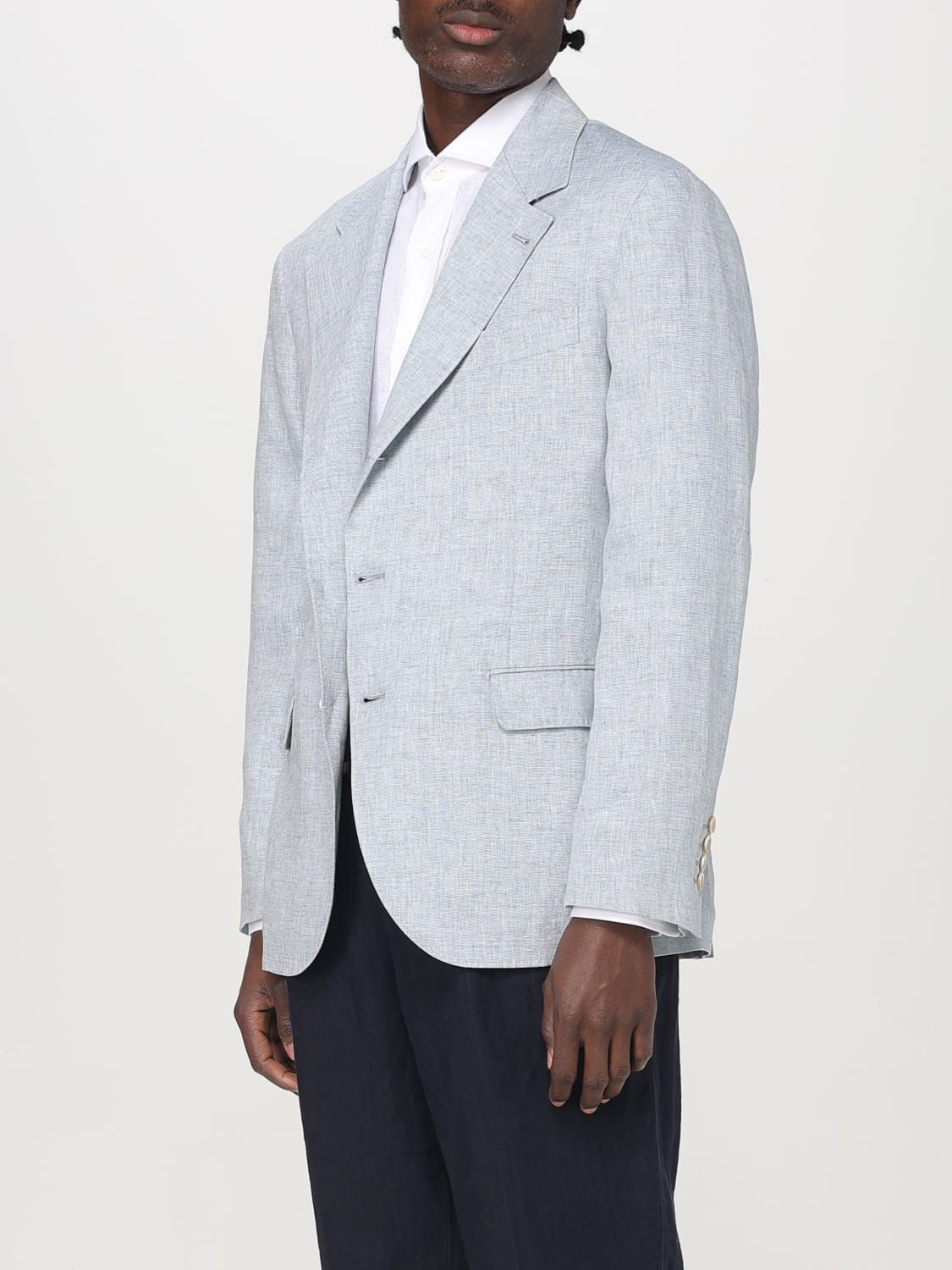 BRUNELLO CUCINELLI JACKET: Blazer men Brunello Cucinelli, Gnawed Blue - Img 4