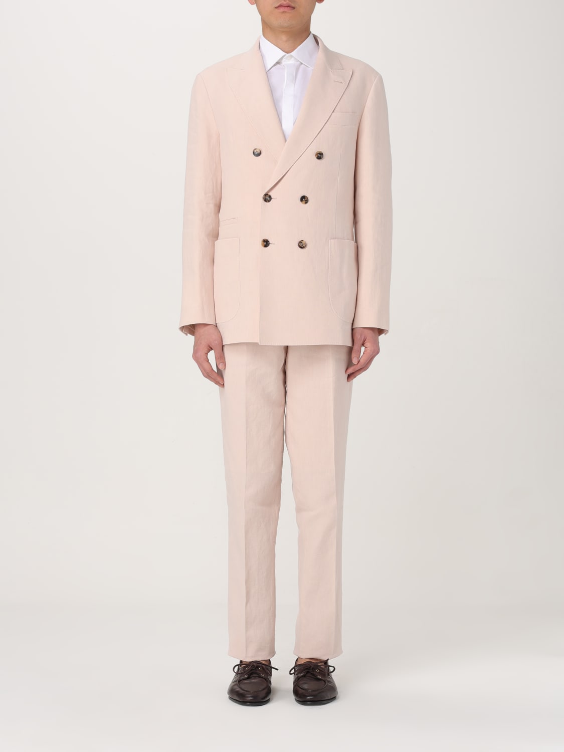 BRUNELLO CUCINELLI: Suit men - Beige | Brunello Cucinelli