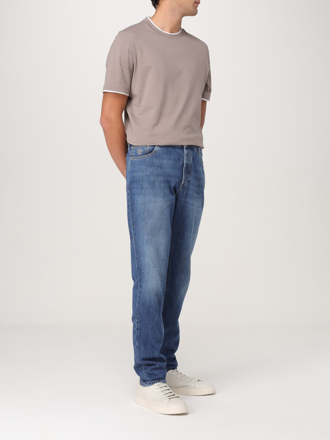 BRUNELLO CUCINELLI JEANS: Jeans men Brunello Cucinelli, Blue 1 - Img 2