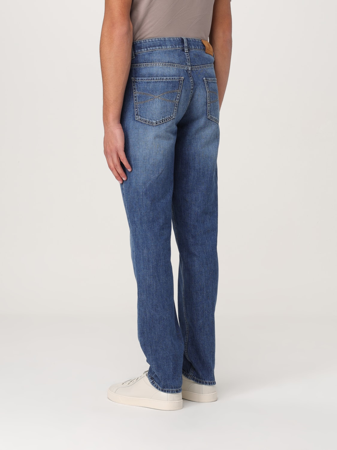 BRUNELLO CUCINELLI JEANS: Jeans men Brunello Cucinelli, Blue 1 - Img 3