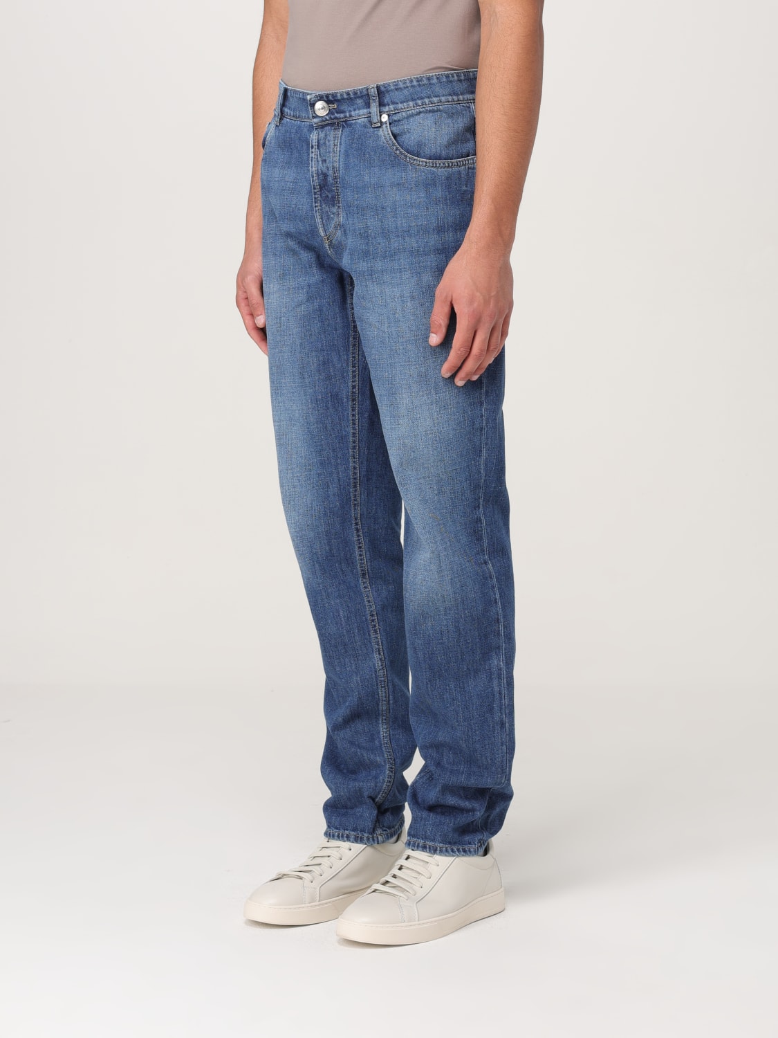 BRUNELLO CUCINELLI JEANS: Jeans men Brunello Cucinelli, Blue 1 - Img 4