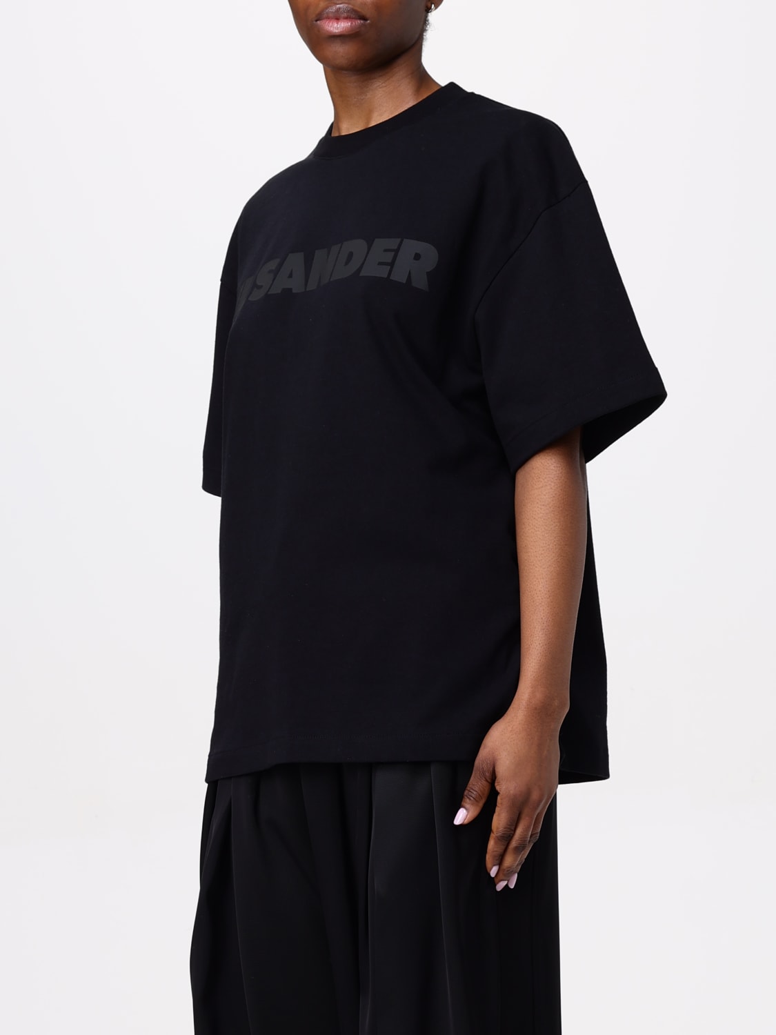 Tシャツ・カットソー JIL SANDER Women Tunic Tops 411405 J02NF0005J20249 Black ジルサンダー Jil Sander Tシャツ カットソー ジルサンダー