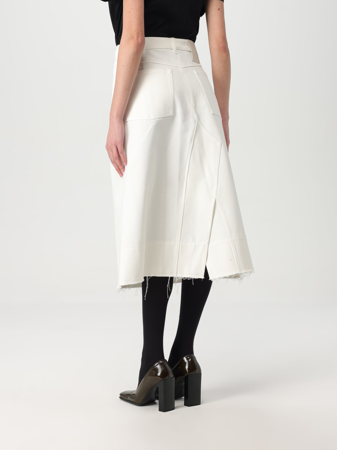 スカート Jil Sander SS25 Midi skirt (J02MA0264J46655 001) Jil Sander Midi Skirt - Black - Women | J02MA0264J46655001