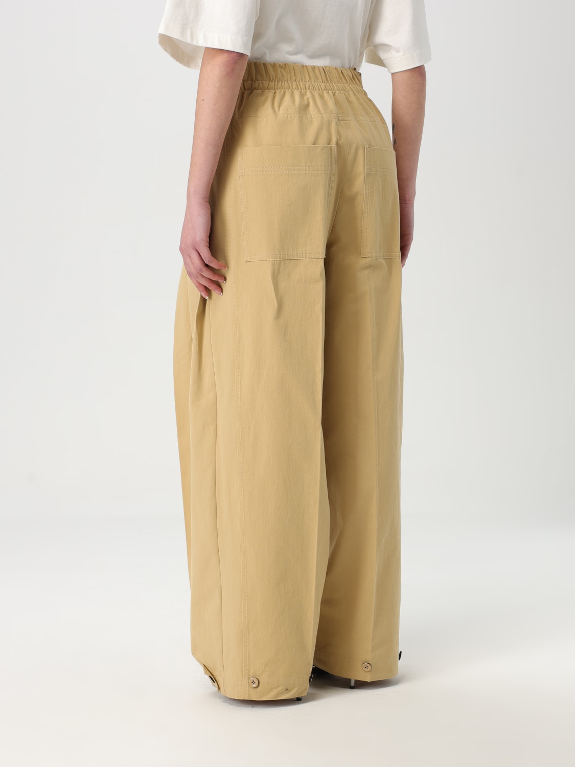 JIL SANDER PANTS: Pants woman Jil Sander, Beige - Img 3