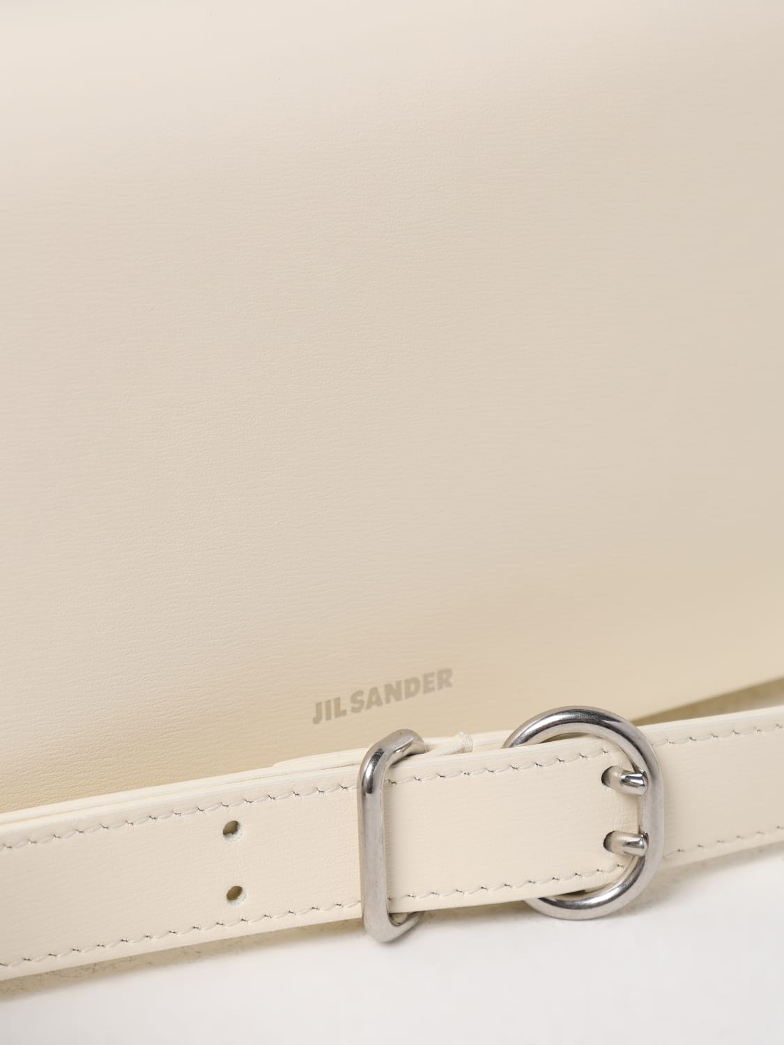ショルダーバッグ・ポシェット JIL SANDER Women Shoulder Bags J07ZH0054 P7107 106 White JIL SANDER Tangle small leather shoulder bag | NET-A-PORTER