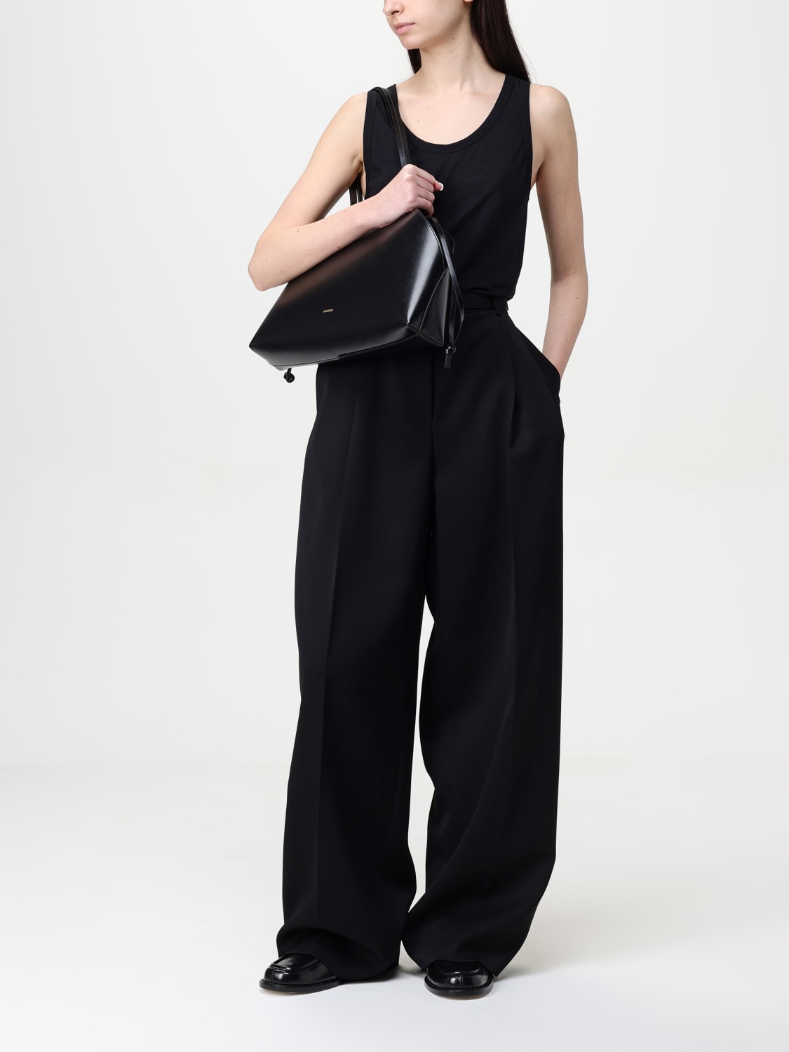 ショルダーバッグ・ポシェット JIL SANDER Woman Shoulder bag Black J07ZH0054P7100 001 JIL SANDER: Shoulder bag woman - Black | Jil Sander shoulder