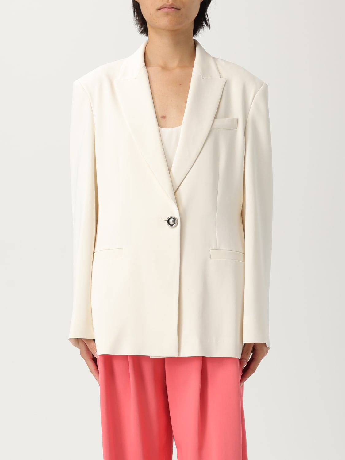 PINKO CHAQUETA: Americana mujer Pinko, Blanco - Img 1