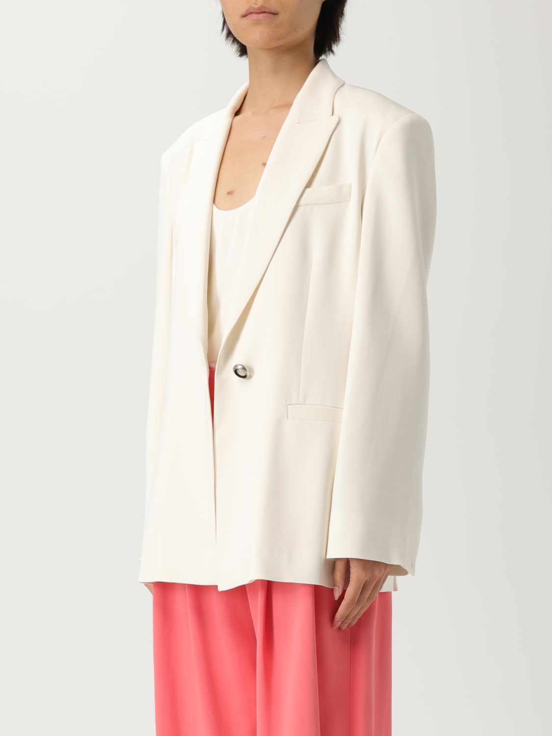 PINKO CHAQUETA: Americana mujer Pinko, Blanco - Img 3