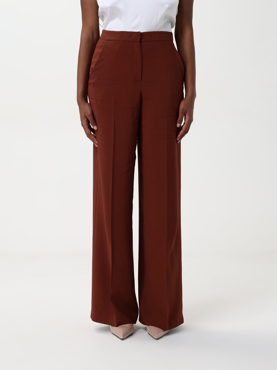 パンツ PINKO Woman Pants Red 100331A213 L98 PINKO: Pants woman - Red | Pinko pants 100331A213 online at