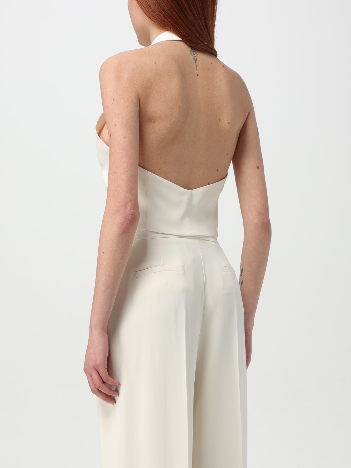 アウターその他 PINKO Woman Waistcoat White 104931A213 Z07 PINKO: Waistcoat woman - White | Pinko waistcoat 104931A213