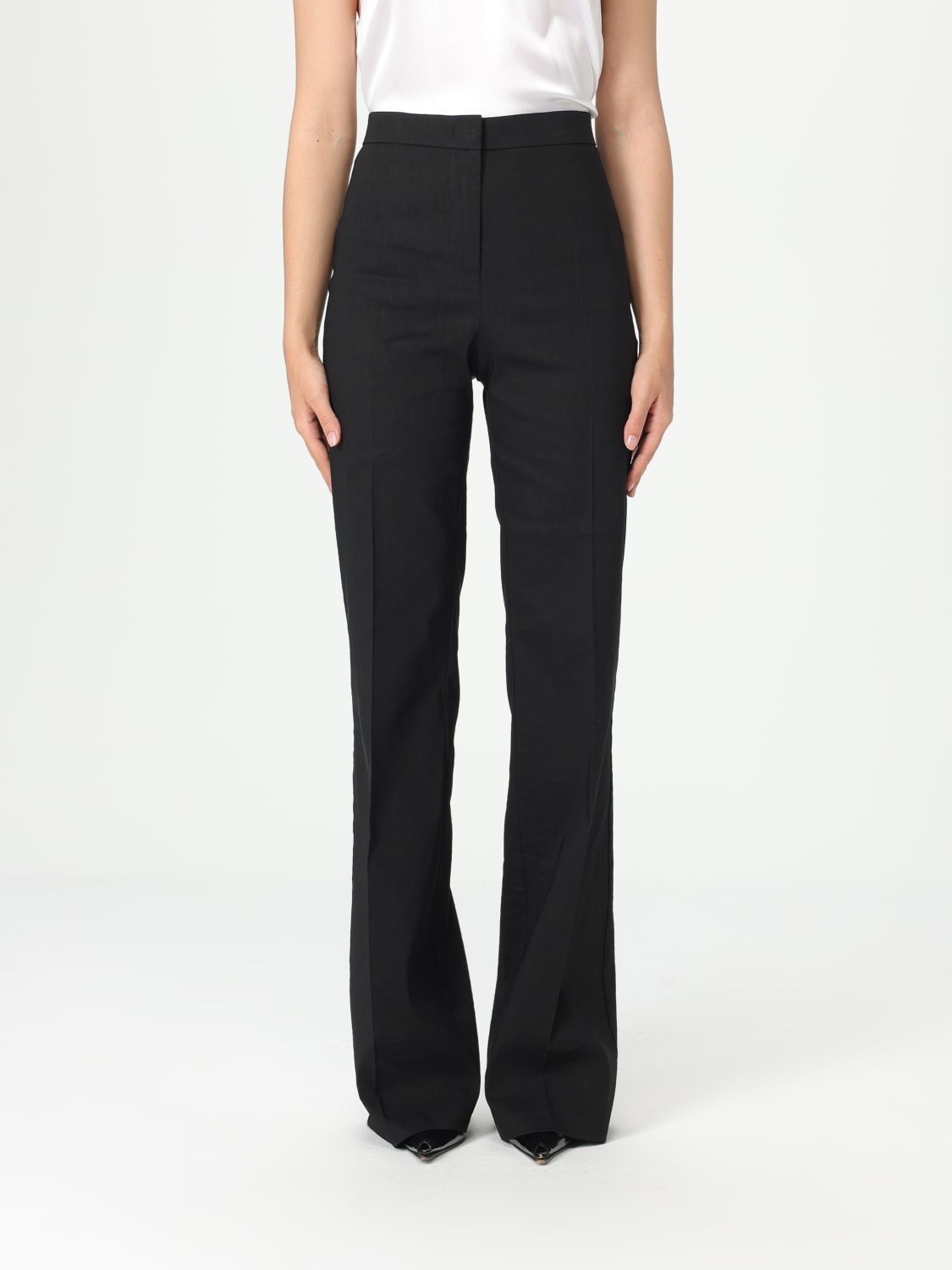 パンツ PINKO Woman Pants Black 104835A2GFZ99 110 Pinko Outlet: Pants woman - Black | Pinko pants 103350A1U1