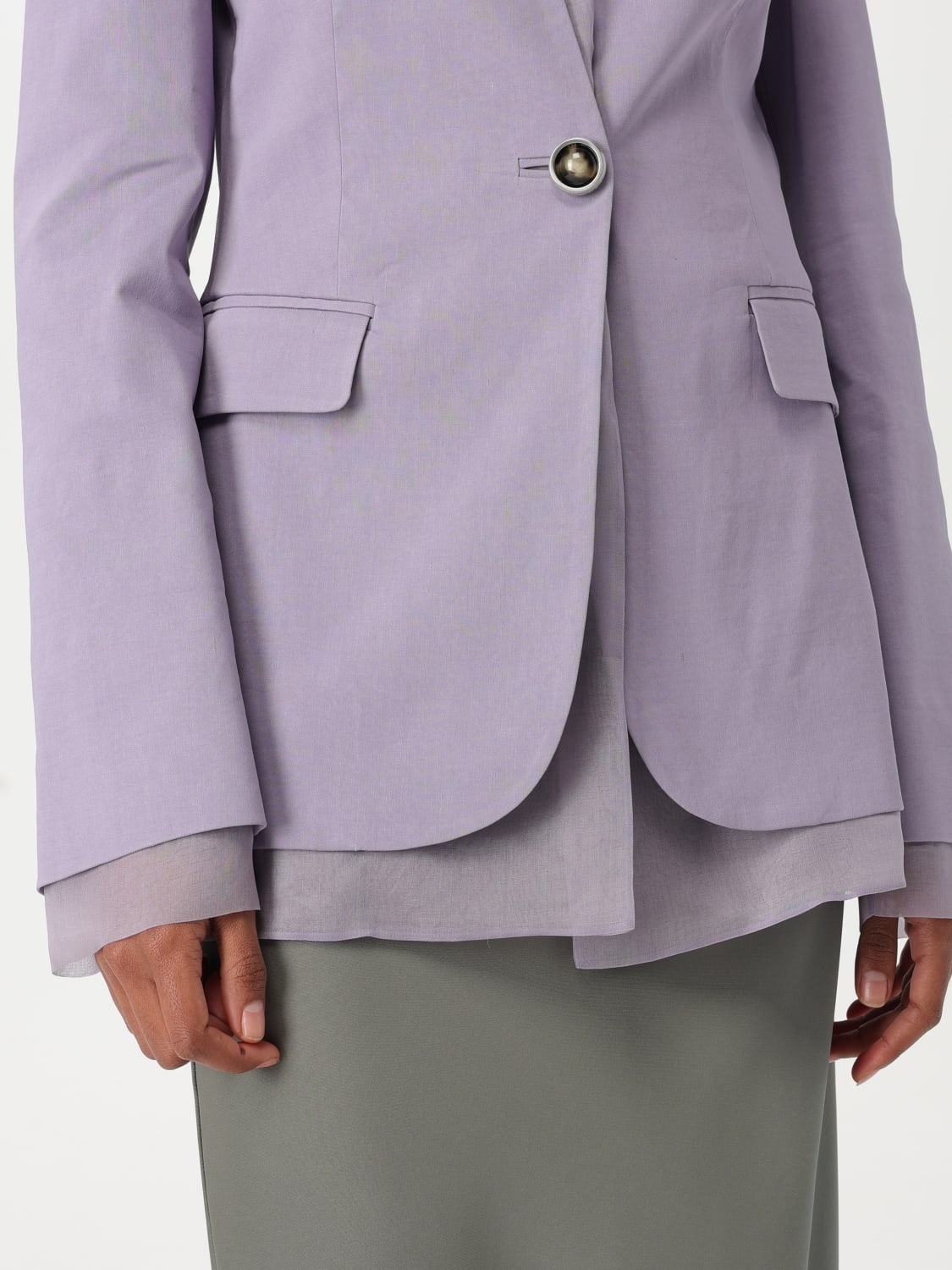 アウターその他 PINKO Woman Blazer Lilac 104674A2EE Y63 PINKO: Blazer woman - Lilac | Pinko blazer 104674A2EE online