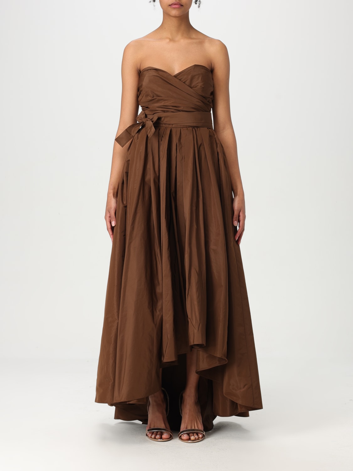 PINKO ABITO: Abito elegante Pinko in crêpe, Moro - Img 1