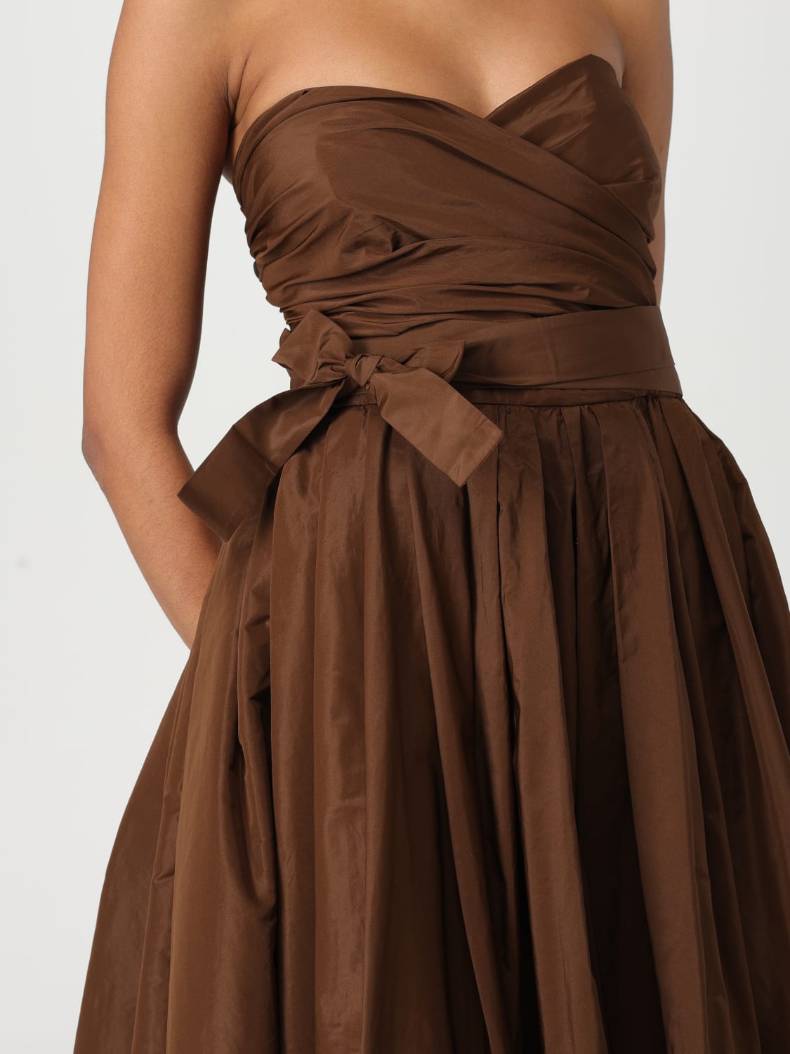 PINKO ABITO: Abito elegante Pinko in crêpe, Moro - Img 3