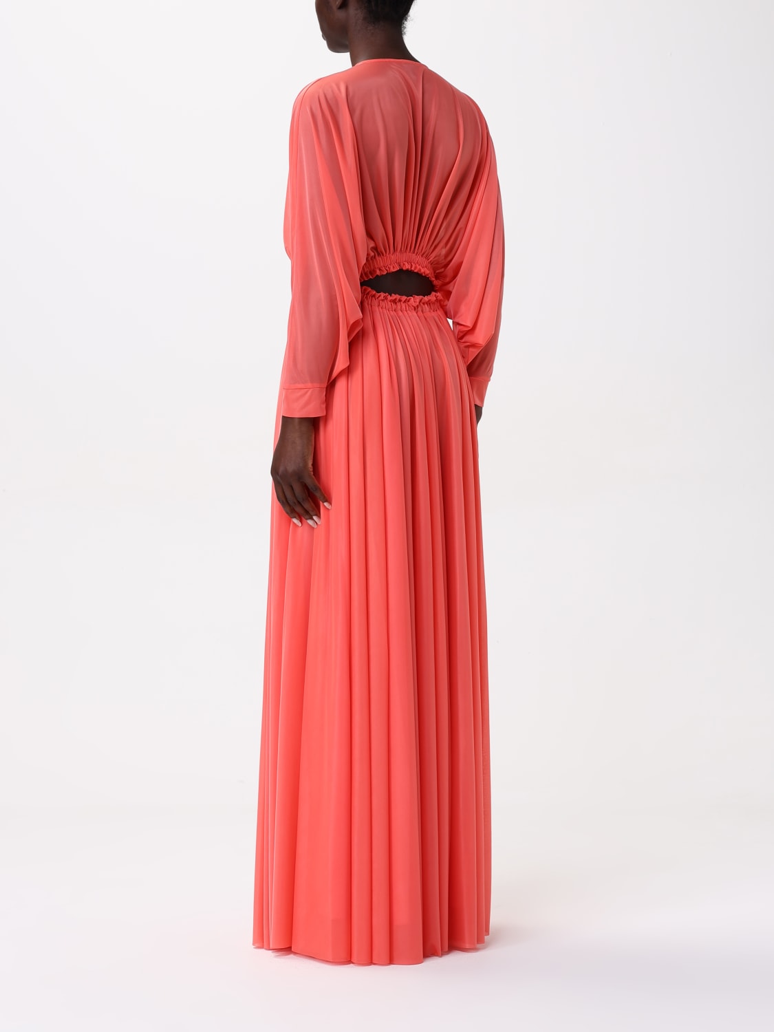 ワンピース PINKO Woman Dress Coral 104968A2F1 N53 Special-occasion dress with neckline and open detail at the