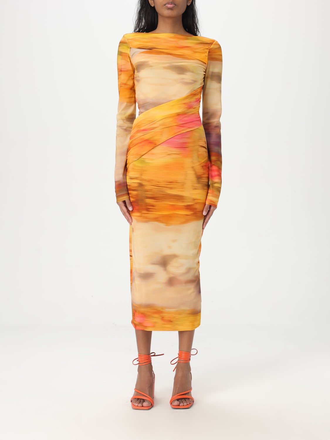 ワンピース PINKO Woman Dress Beige 104838A2G1 CN4 PINKO: Dress woman - Beige | Pinko dress 104838A2G1 online