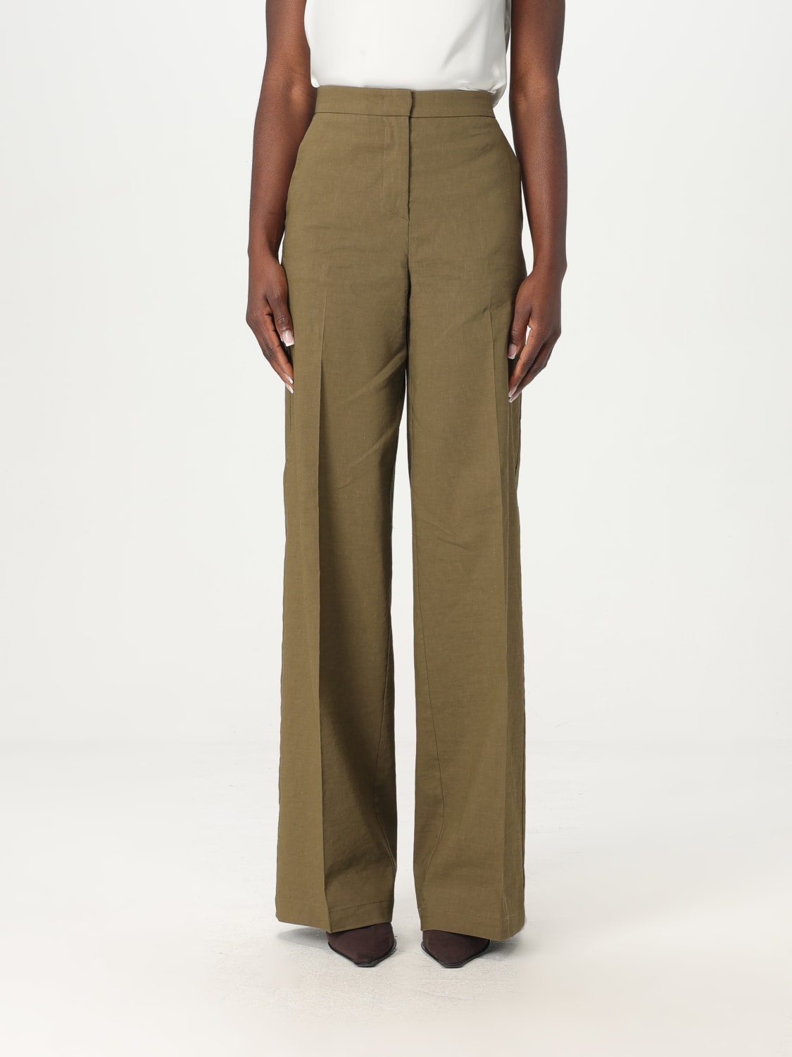 パンツ PINKO Woman Pants Military 104929A0IM X26 PINKO: Pants woman - Military | Pinko pants 104929A0IM
