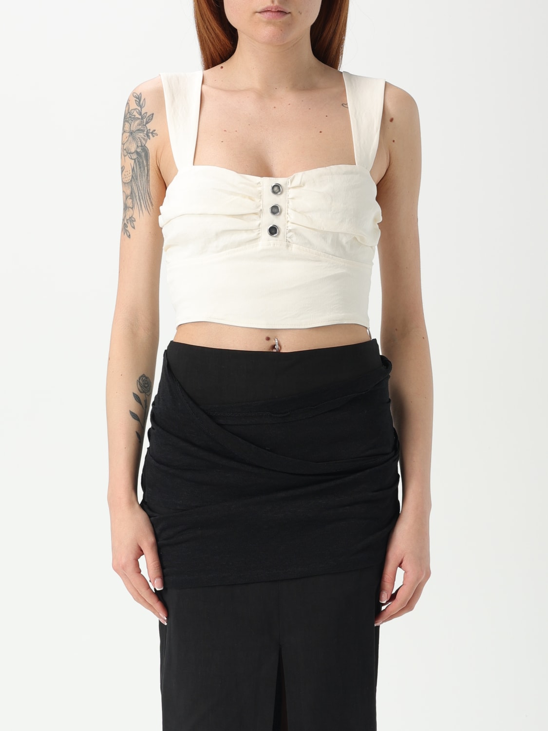 PINKO TOP: Top woman Pinko, White - Img 1