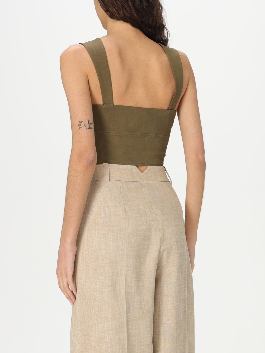 PINKO TOP: Top woman Pinko, Military - Img 2