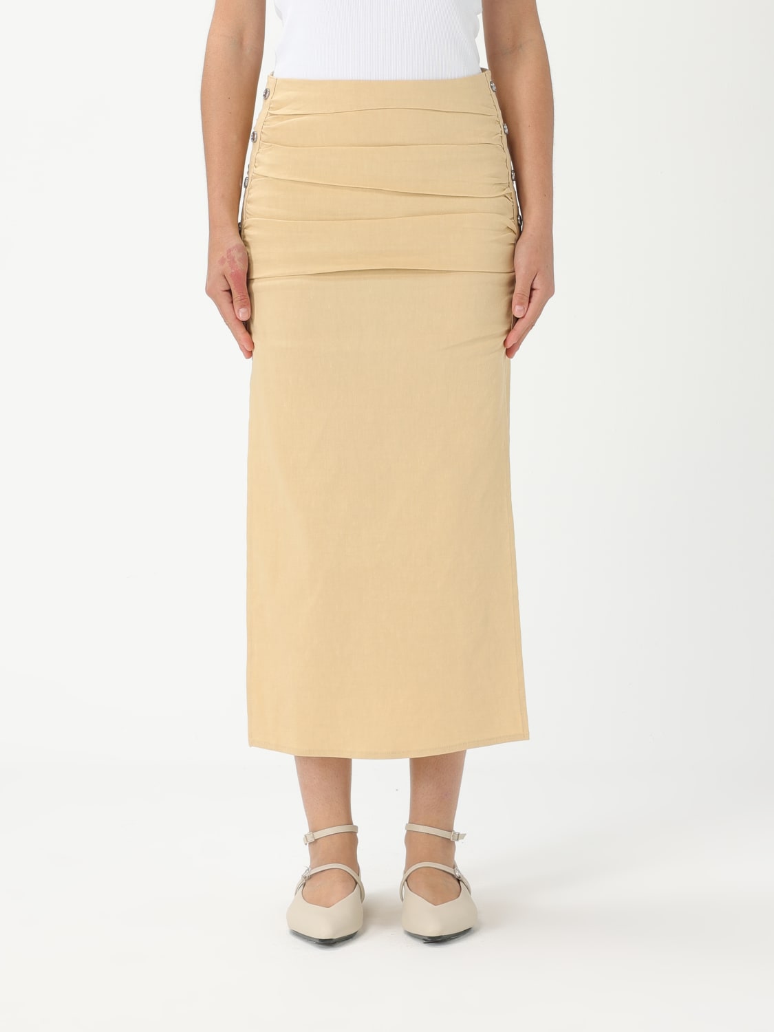 スカート PINKO Woman Skirt Yellow 104817A0IM C23 PINKO: Skirt woman - Yellow | Pinko skirt 104817A0IM online
