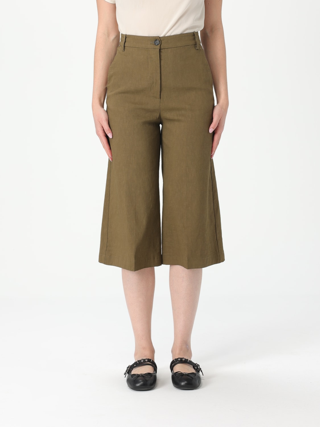 ショートパンツ PINKO Woman Short Military 104977A0IM X26 PINKO: Short woman - Military | Pinko short 104977A0IM