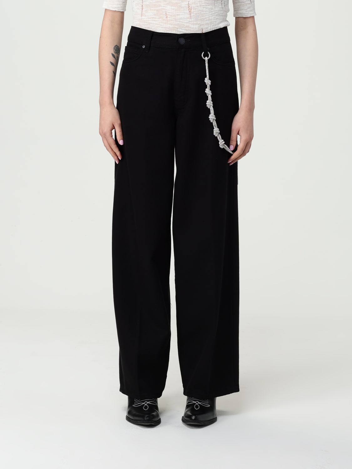 PINKO: Jeans woman - Black | Pinko jeans 104601A2DO online