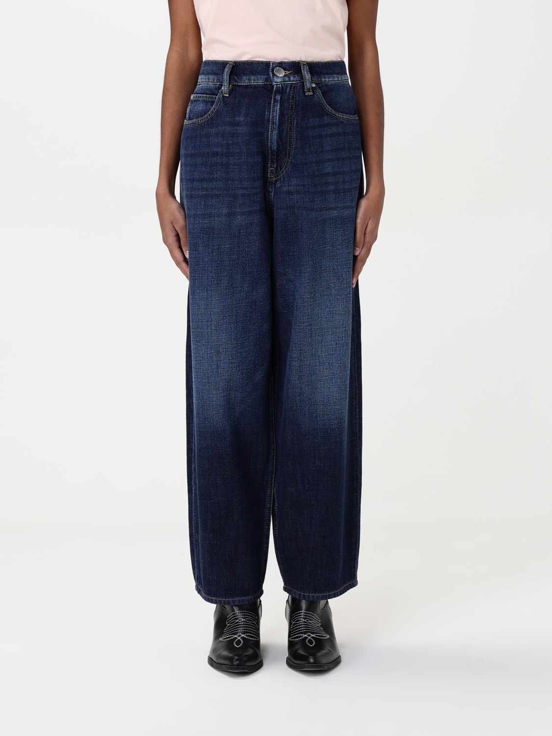 PINKO VAQUEROS: Vaquero mujer Pinko, Azul Oscuro - Img 1