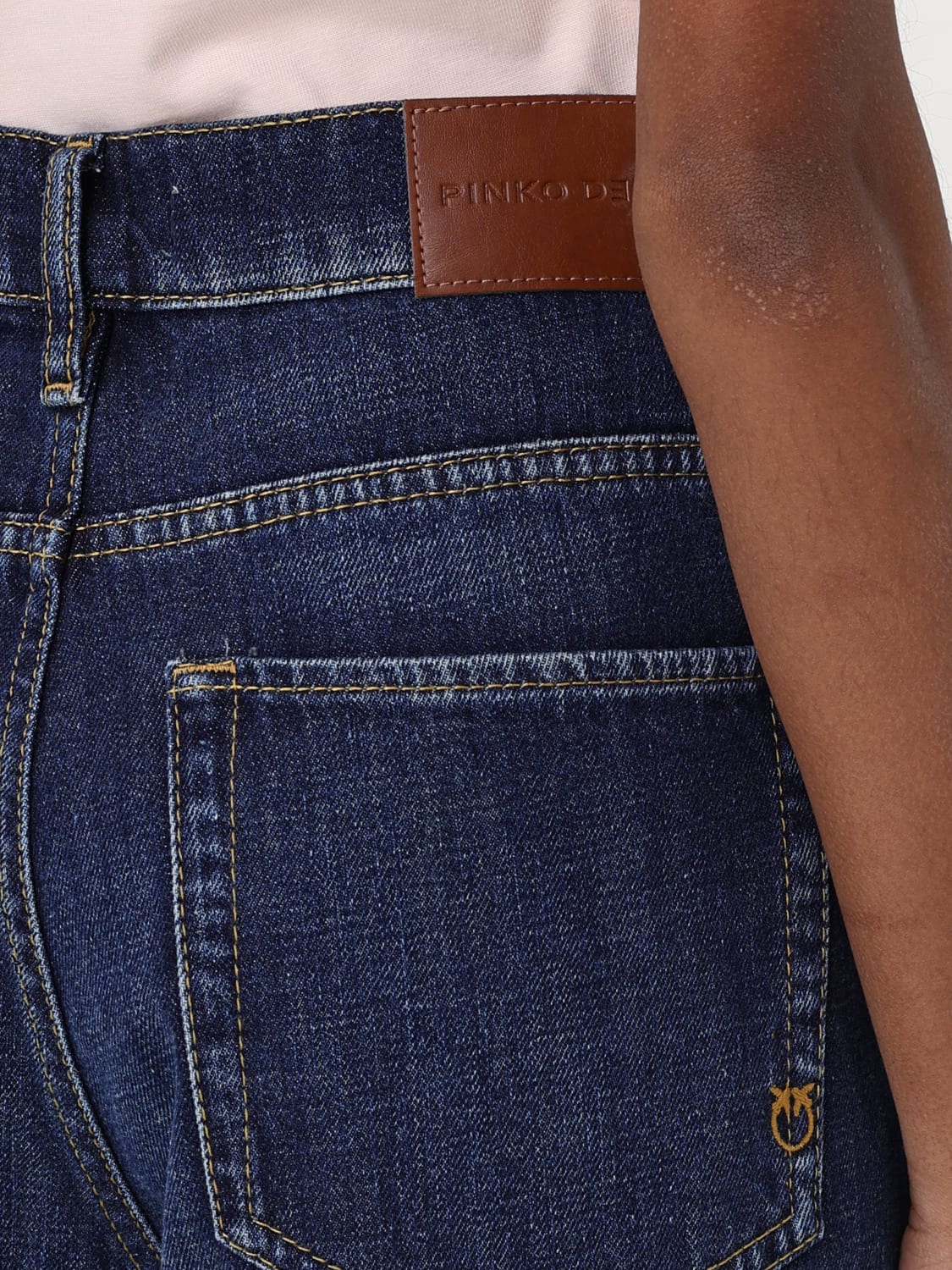 PINKO VAQUEROS: Vaquero mujer Pinko, Azul Oscuro - Img 3