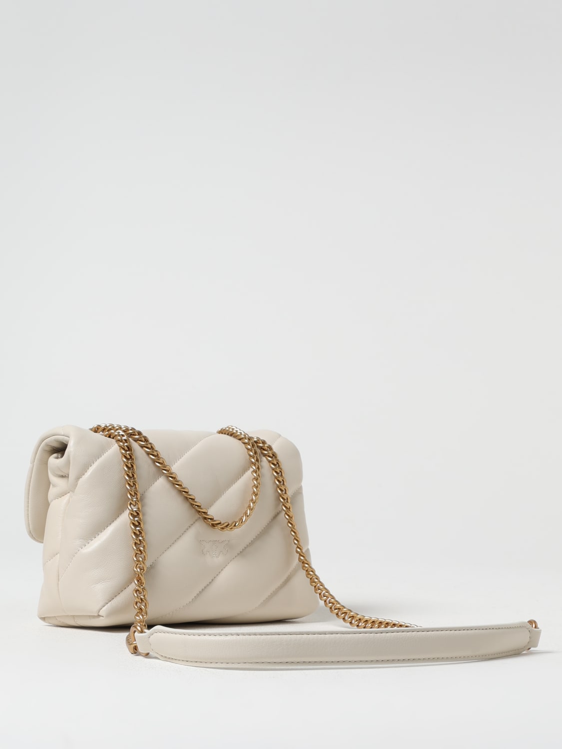 PINKO MINI SAC: Sac porté épaule femme Pinko, Blanc - Img 2
