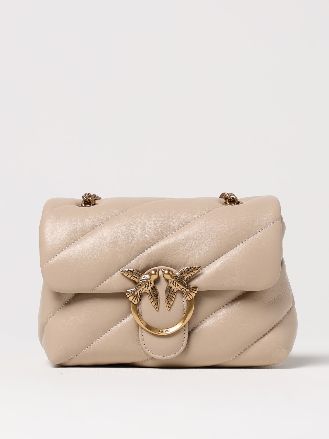 PINKO MINI BOLSO: Bolso de hombro mujer Pinko, Beige - Img 1