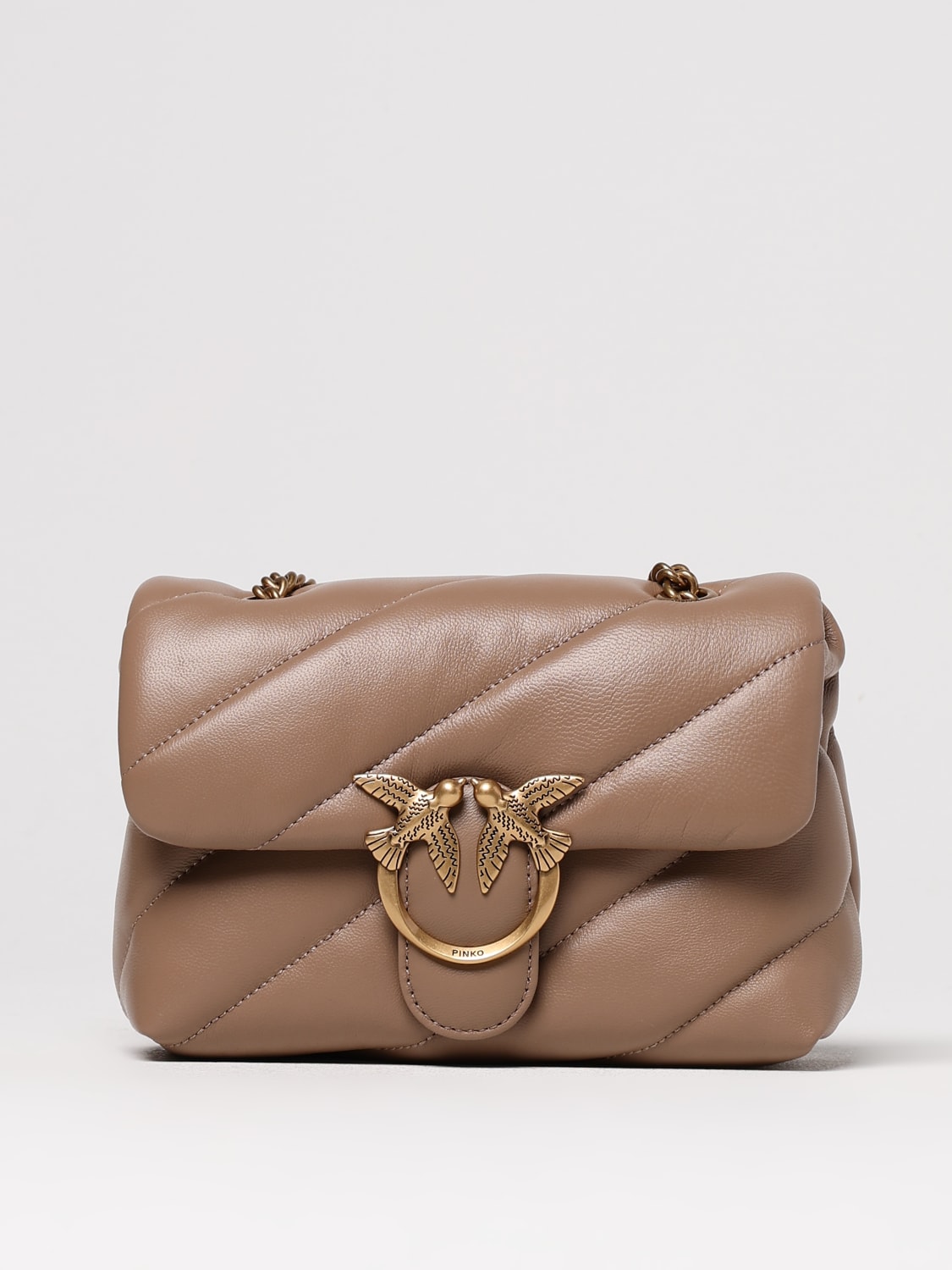 PINKO MINI BOLSO: Bolso de hombro mujer Pinko, Marrón - Img 1