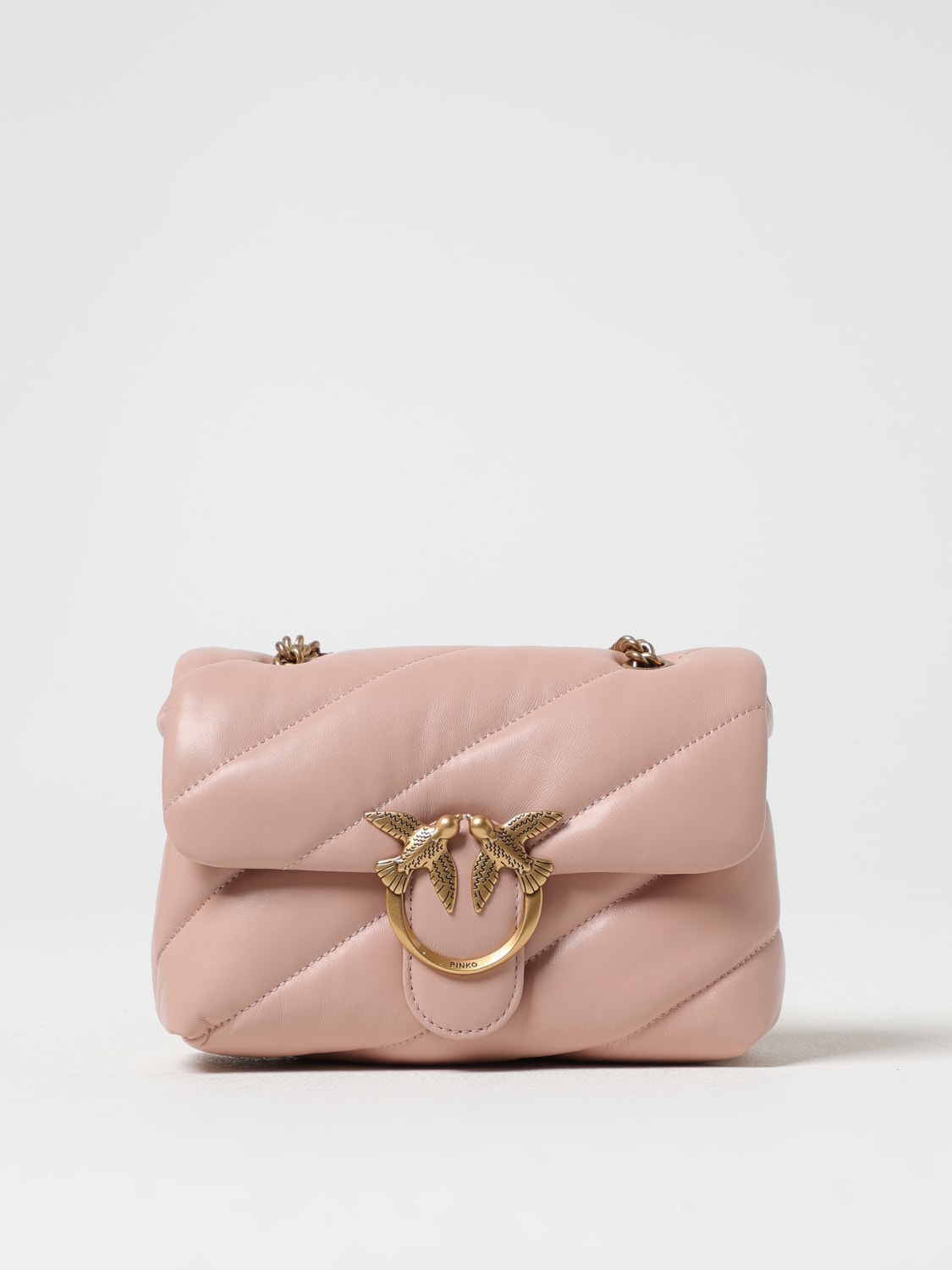 PINKO MINI BOLSO: Bolso de hombro mujer Pinko, Rosa Pálido - Img 1