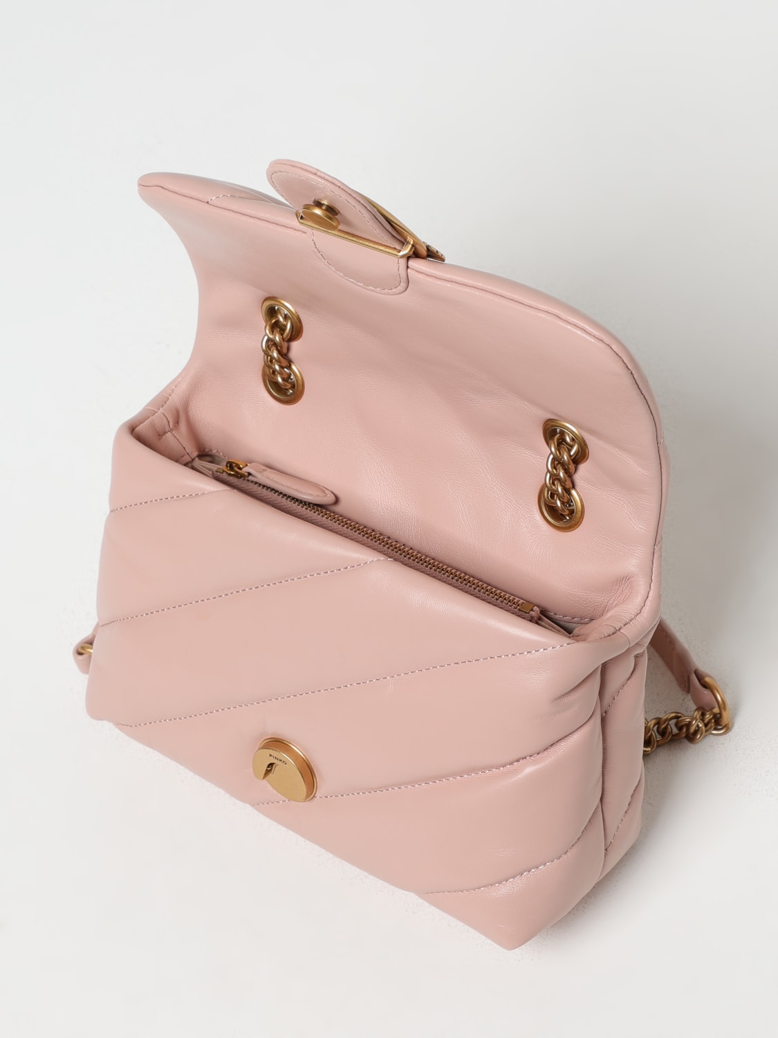 PINKO MINI BOLSO: Bolso de hombro mujer Pinko, Rosa Pálido - Img 3