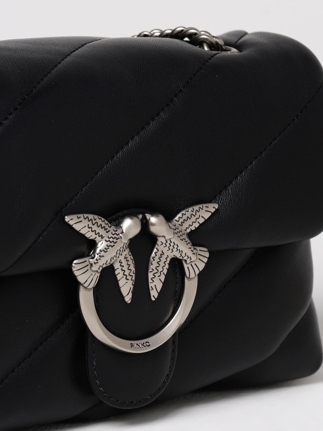 PINKO MINI BOLSO: Bolso de hombro mujer Pinko, Negro 1 - Img 3