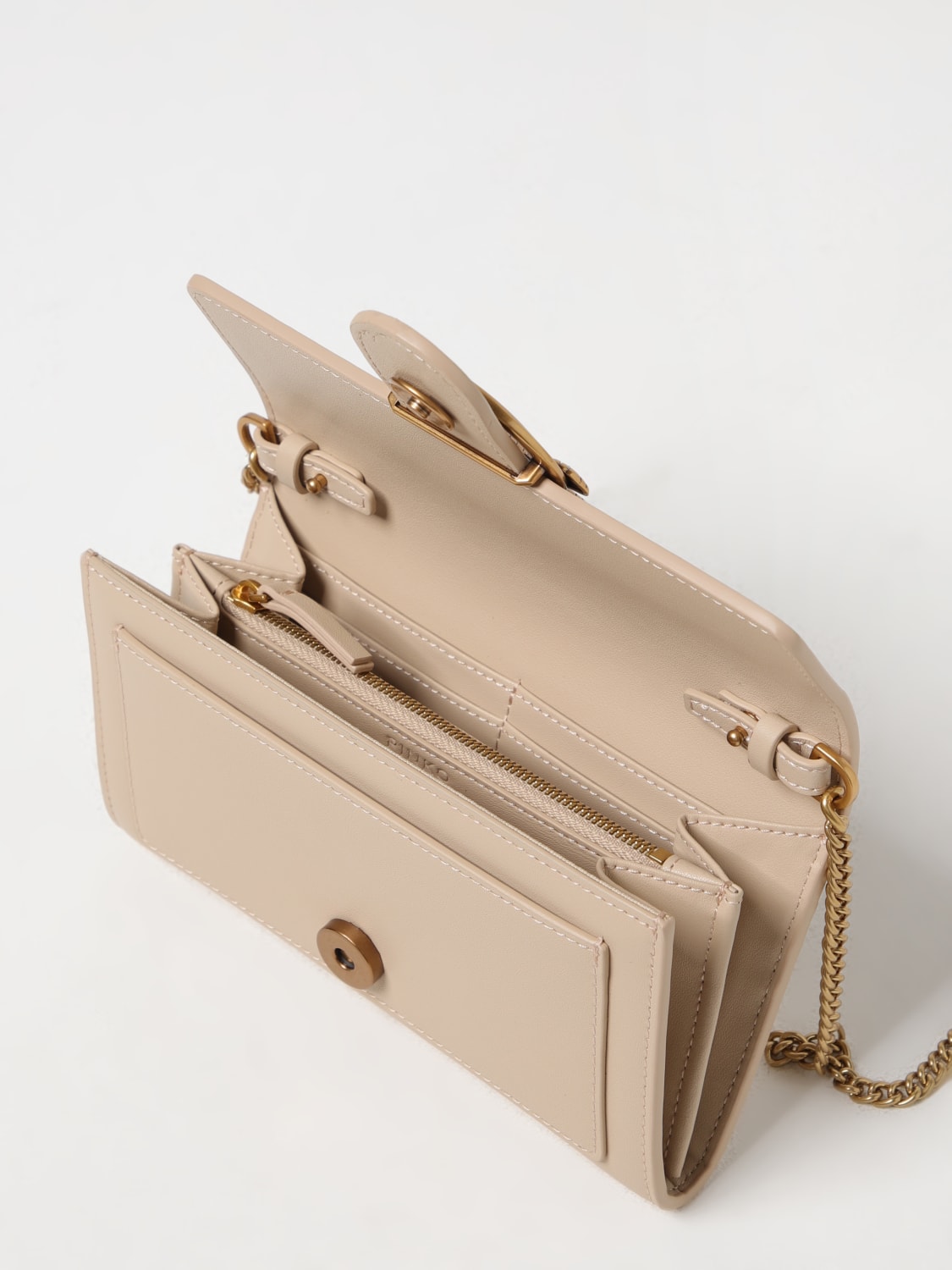 PINKO WALLET: Wallet woman Pinko, Beige - Img 2