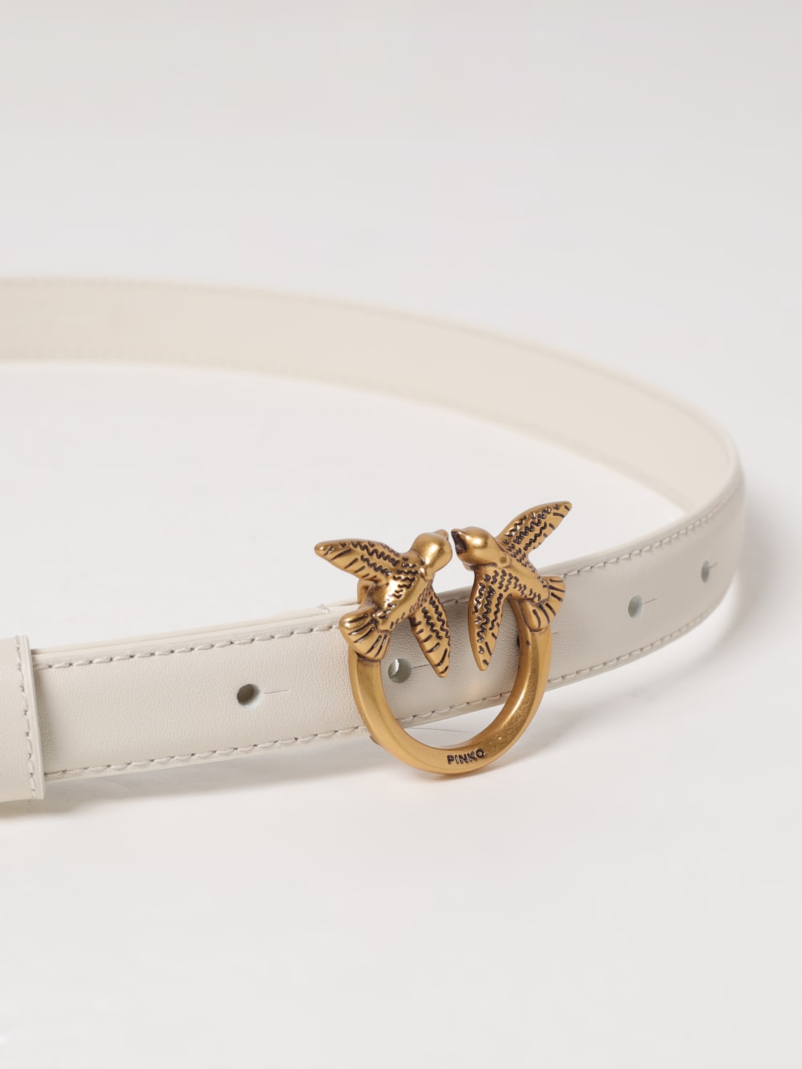 ベルト PINKO Woman Belt White 100143A0R7 Z14H Pinko Outlet: Belt woman - White | Pinko belt 100143A0R7