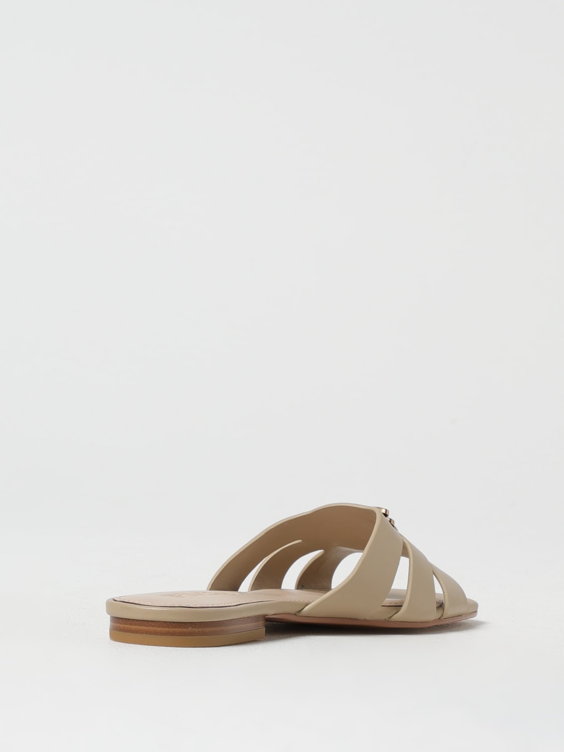 PINKO: Shoes woman - Beige | Pinko flat sandals SD0313P003